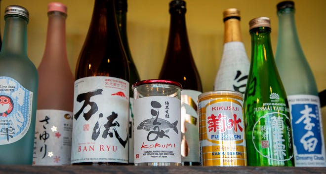 A selection of Sake choices. The popularity of sake in restaurants, bottle shops and bars around the world has expanded significantly in the last decade.