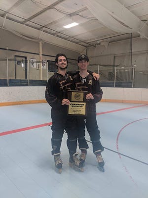 A photo from the 2020 SECRHL regional championship and the end of the FSU roller hockey teams' 18-0 season.