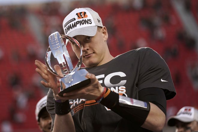 Cincinnati Bengals quarterback Joe Burrow led his team to an AFC Championship in his second season after being the No. 1 overall draft pick, which should give the Jaguars some inspiration they can eventually follow a similar path with Trevor Lawrence.