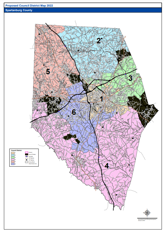 Spartanburg Sc Zoning Map Spartanburg County Redistricting: Black Residents Want To Ensure Voice