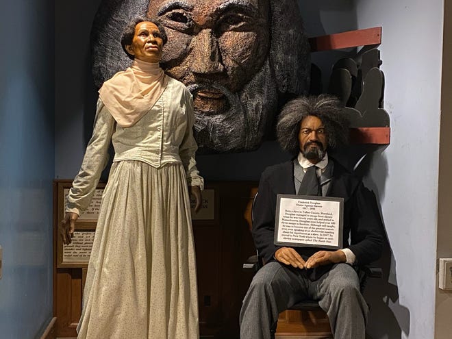 Sojourner Truth was an abolitionist and women's rights activist. Frederick Douglass was a national leader of the abolitionist movement. Wax figures of them are on display at the National Great Blacks in Wax Museum in Baltimore. The museum will be bringing a traveling wax exhibit to Fort Pierce Feb. 10-12.