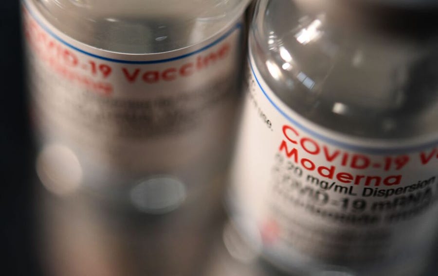 The FDA approved Moderna's COVID-19 vaccine.