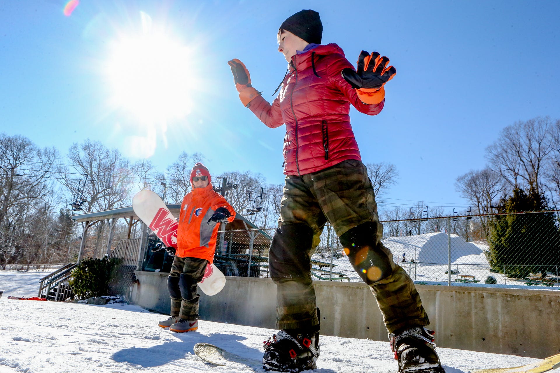 Shredding Yawgoo with surfing legend Peter Pan, RI skiing