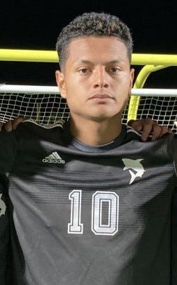 Kelvin Arteaga of the Islands soccer team.