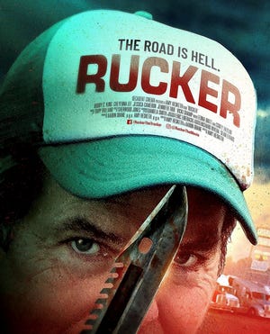 The official movie poster for Rucker, a horror film written and produced in Bremerton.