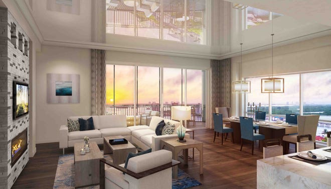 Amenities and elegant interiors enhance Grandview’s modern coastal lifestyle