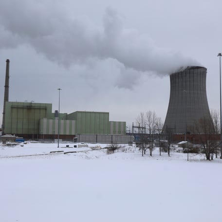 Nine Mile Point Nuclear Station and a cooling tower in the township of Scriba on January 27, 2022. 