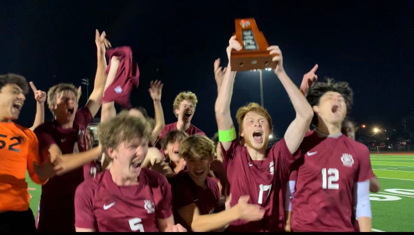 WATCH: Chiles soccer reacts to winning district championship