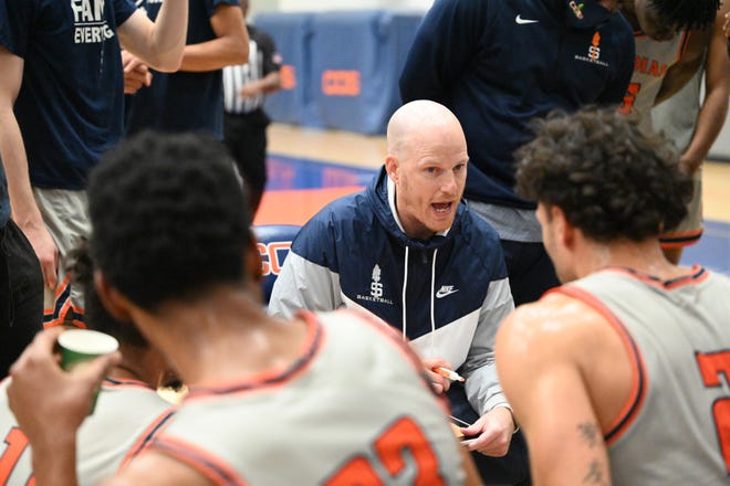 Dallas Jensen is the head coach of the College of the Sequoias' men's basketball team.
