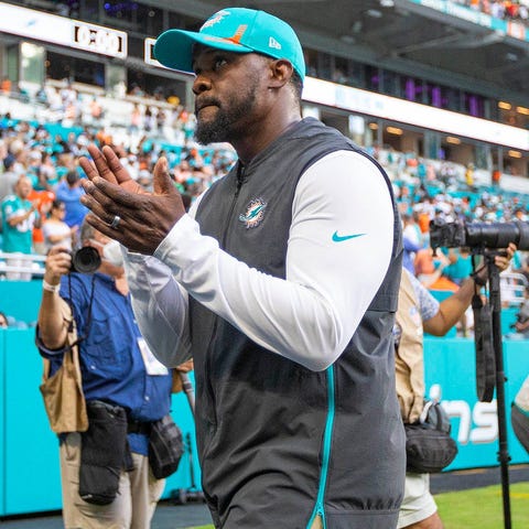 Brian Flores was fired after leading the Dolphins 