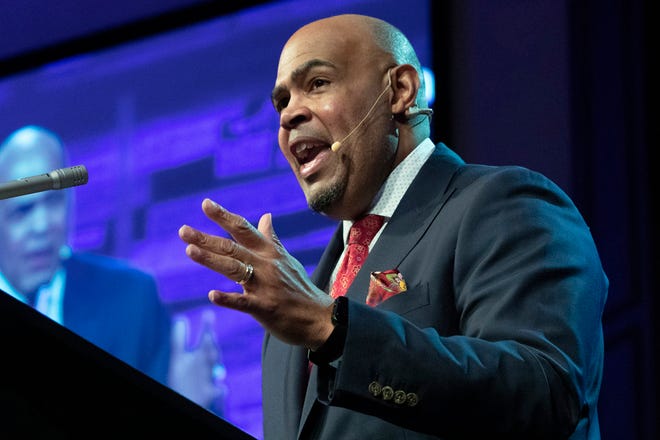 Willie McLaurin speaks at the 2020 Kentucky Baptist Pastors' Conference at Bellevue Baptist Church in Owensboro, Ky., on Nov. 9, 2020. On Tuesday, Feb. 1, 2022, McLaurin was named the interim president and CEO of the Southern Baptist Convention Executive Committee.