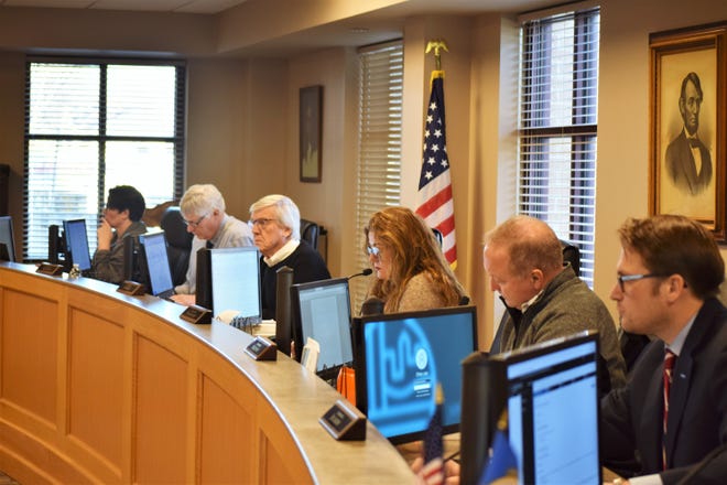 Lincoln County Commissioners at their weekly Tuesday meeting on January 25, 2022.