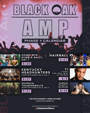 Black Oak Amphitheater, located in Lampe, Missouri, announced the start of their 2022 season earlier this year, including Ozark Mountain Rumble Rally, Hairball and more acts. The amphitheater was widely popular in the 1980s. Acts including Ozzy Osborne, Journey and Def Leppard performed at the venue.