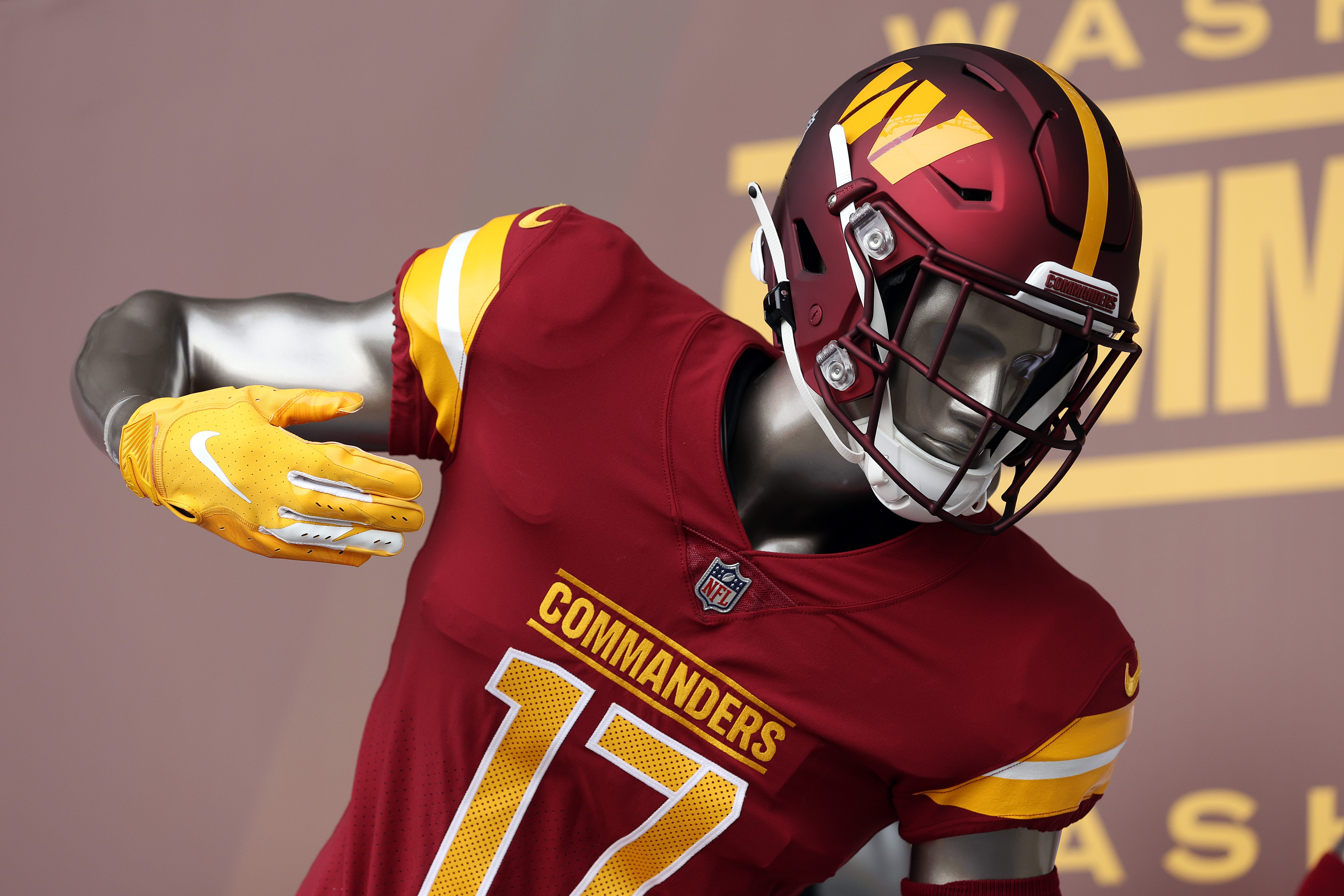 new washington commanders helmet