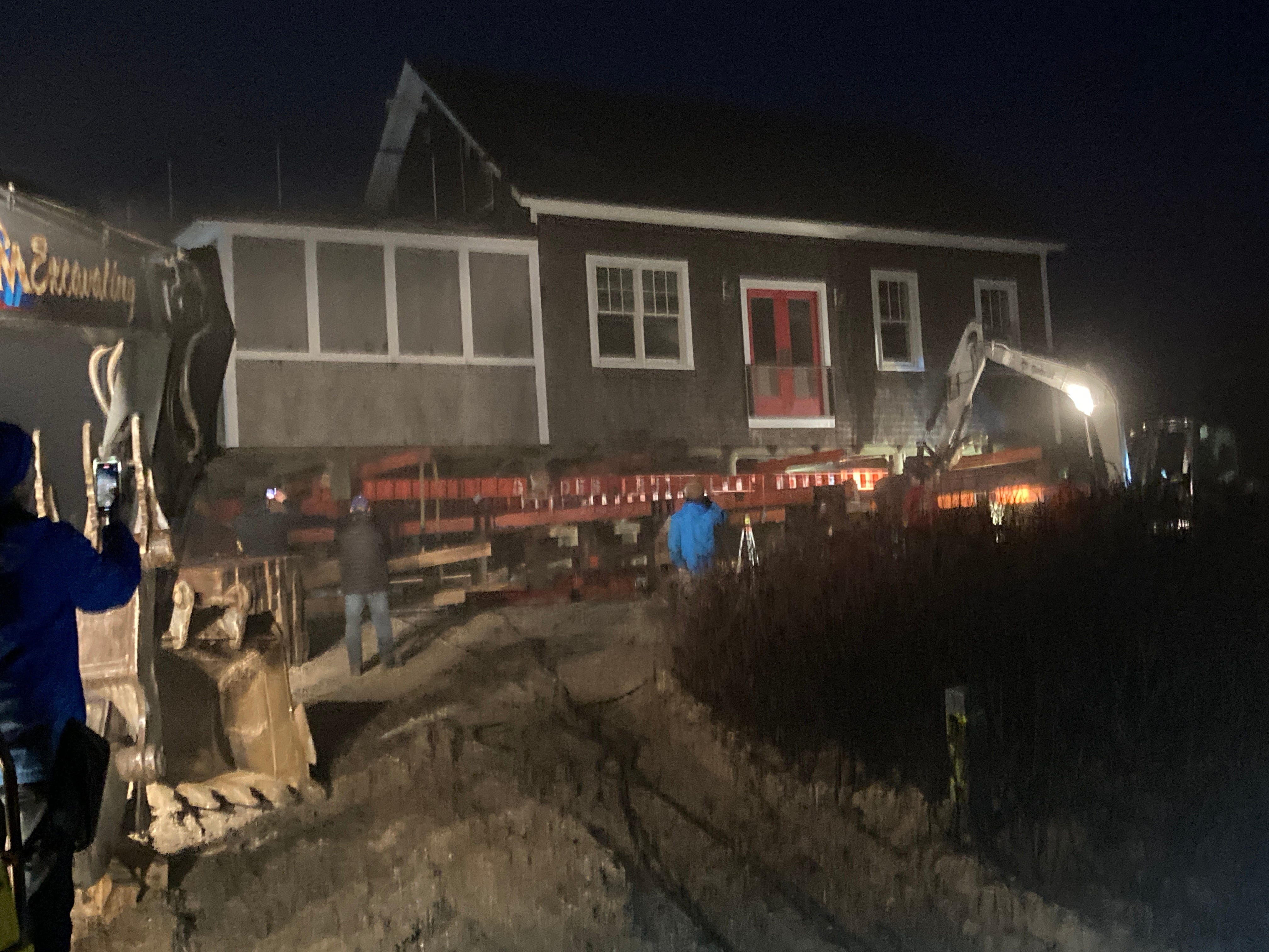 Version 1. Truro house pulled to safer ground