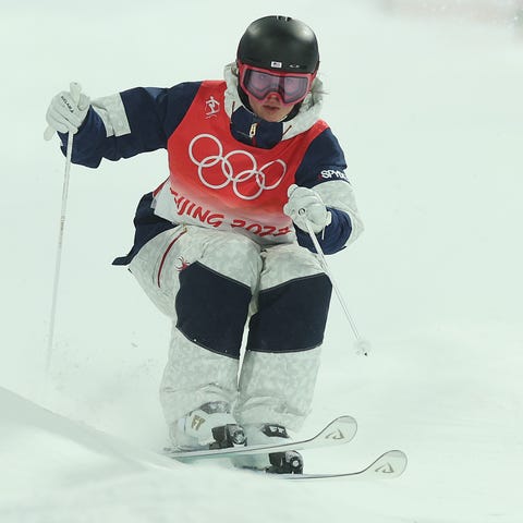 Jaelin Kauf competes during the Women's Freestyle 