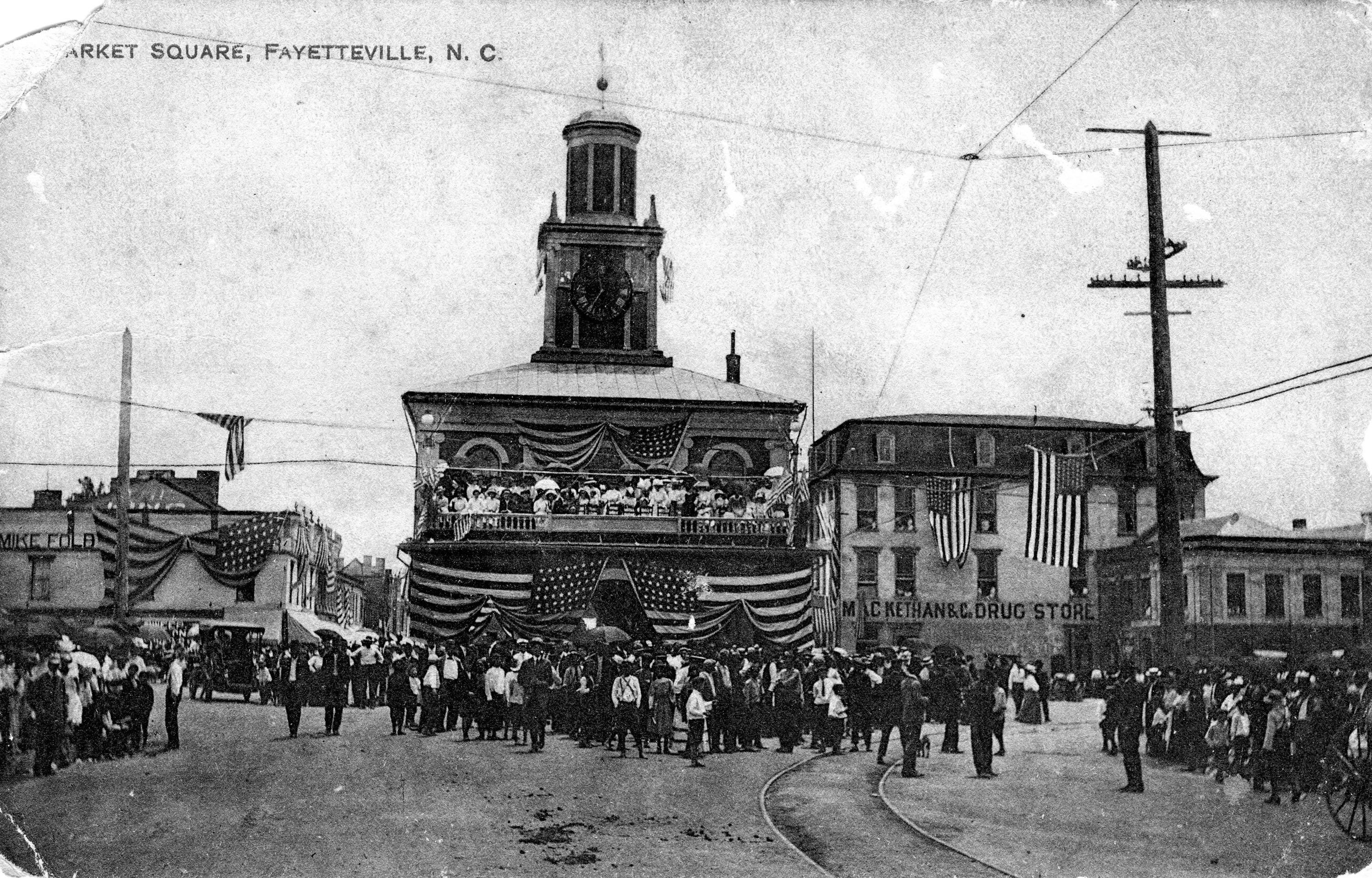 Slave auctions, execution part of Fayetteville Market House dark past