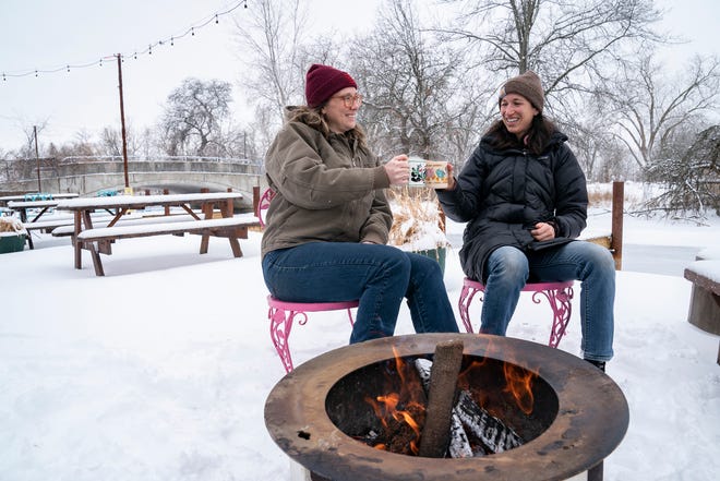 Coriander Kitchen and Farm owners Alison Heeres, 35, left, and Gwen Meyer, 36, turn farm-fresh ingredients into comforting, no-frills dishes at their canal-side restaurant on Detroit's east side.