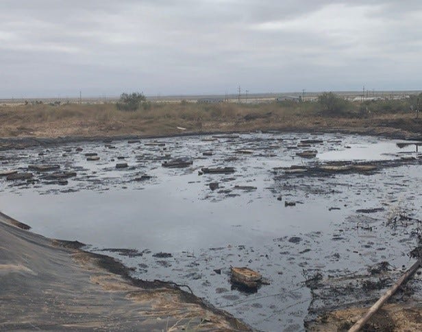 420,000 gallon oil, water spill reported east of Carlsbad