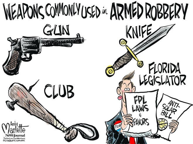 Marlette cartoon: Sunshine State robbery