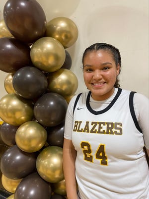 Golden West girls basketball player Teyanna Burrell was voted by readers as the Tulare County prep athlete of the week.