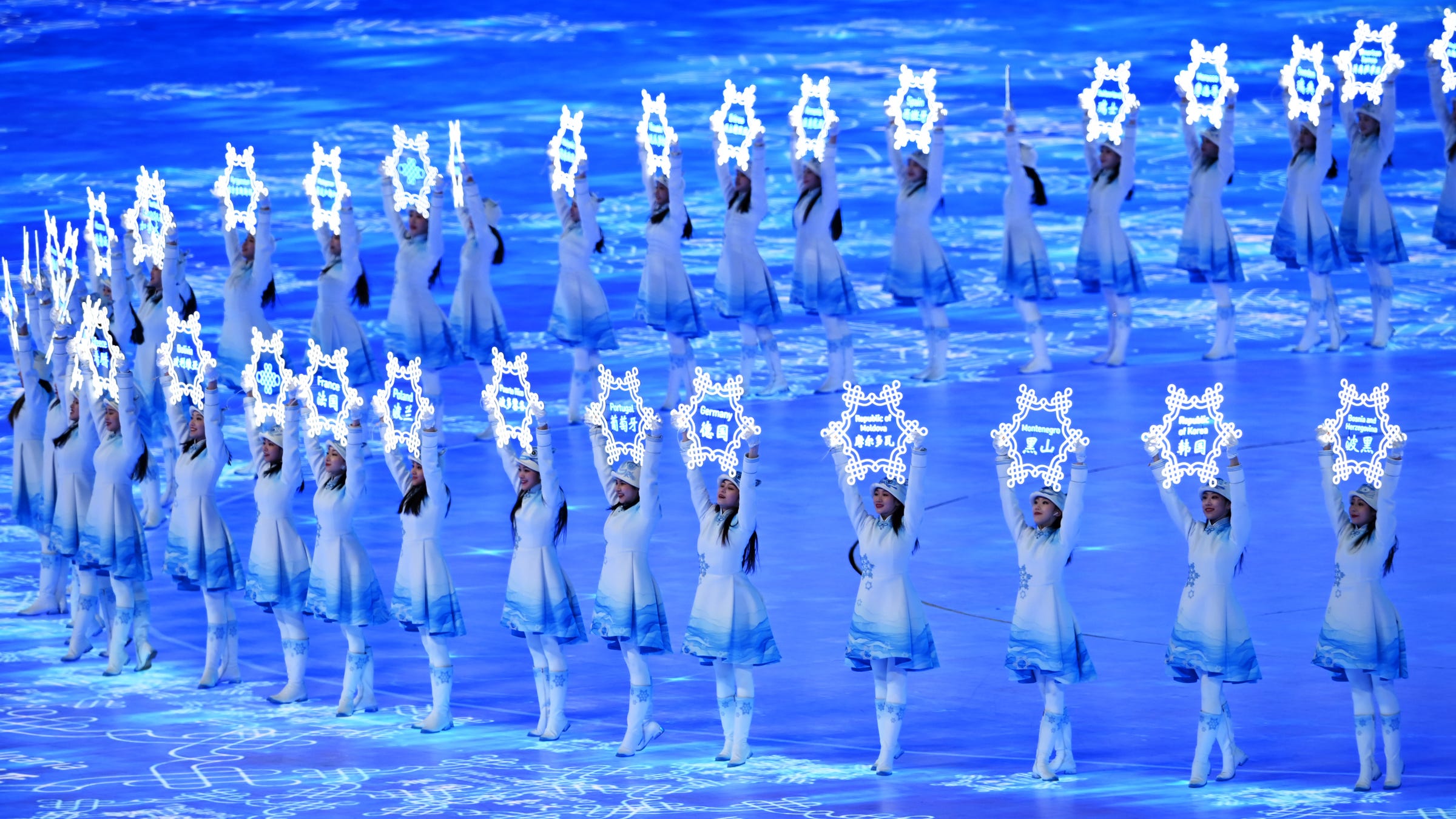 Photos of the opening ceremony at Beijing 2025 Winter Olympic Games