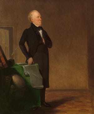 William Clark, as portrayed by painter George Catlin in 1832.