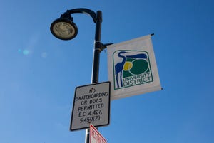 Part of the block along East 13th Avenue near the University of Oregon is scheduled to be developed into mixed-use commercial and apartment space.