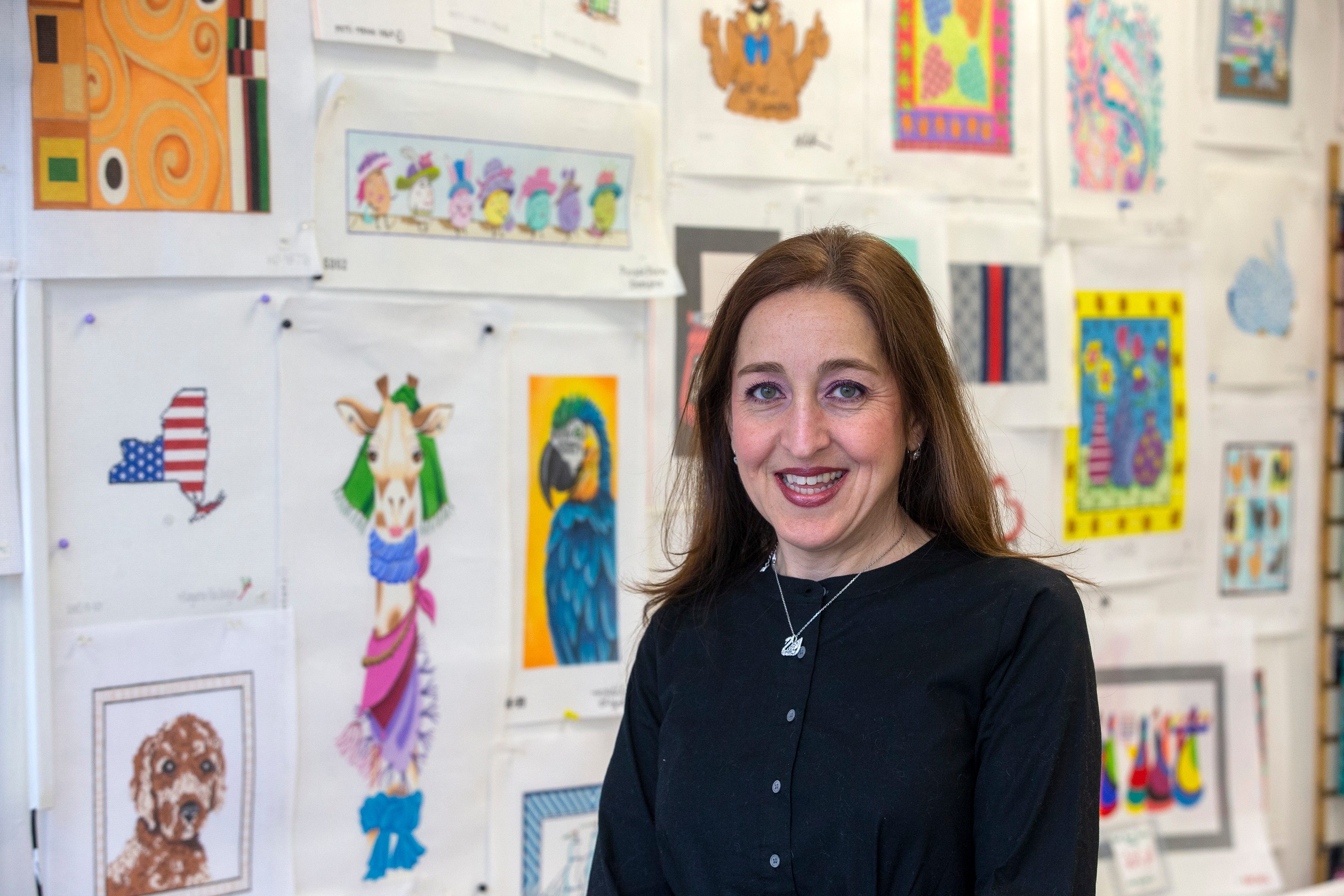 Stitching Pretty in Eatontown NJ thrives with needlepoint lovers