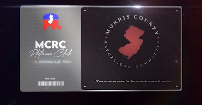 The Morris County Republican Committee Club is offering limited edition NFT Collectible that come with special perks and benefits like admission to a party, VIP seating, access to conventions and special offers.
