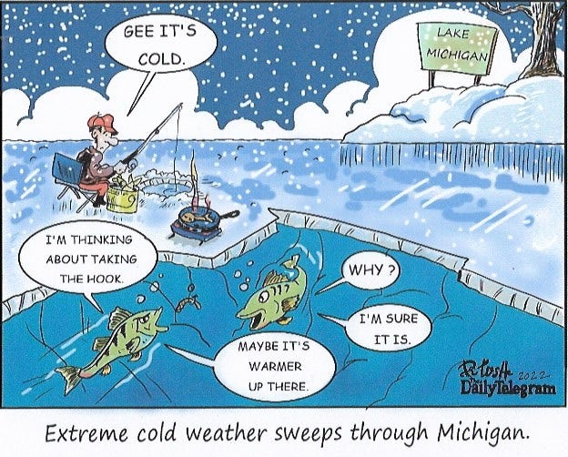 Bruce Petush: Extreme cold weather sweeps through Michigan