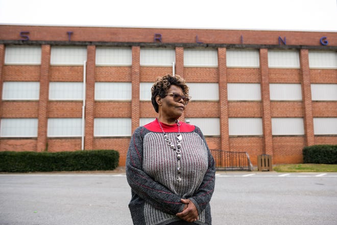 Dot Russell, who leads the neighborhood association in Sterling, poses for a portrait at the Sterling Community Center Tuesday, Feb. 8, 2022.