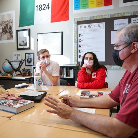 Advanced placement U.S. history students talk abou