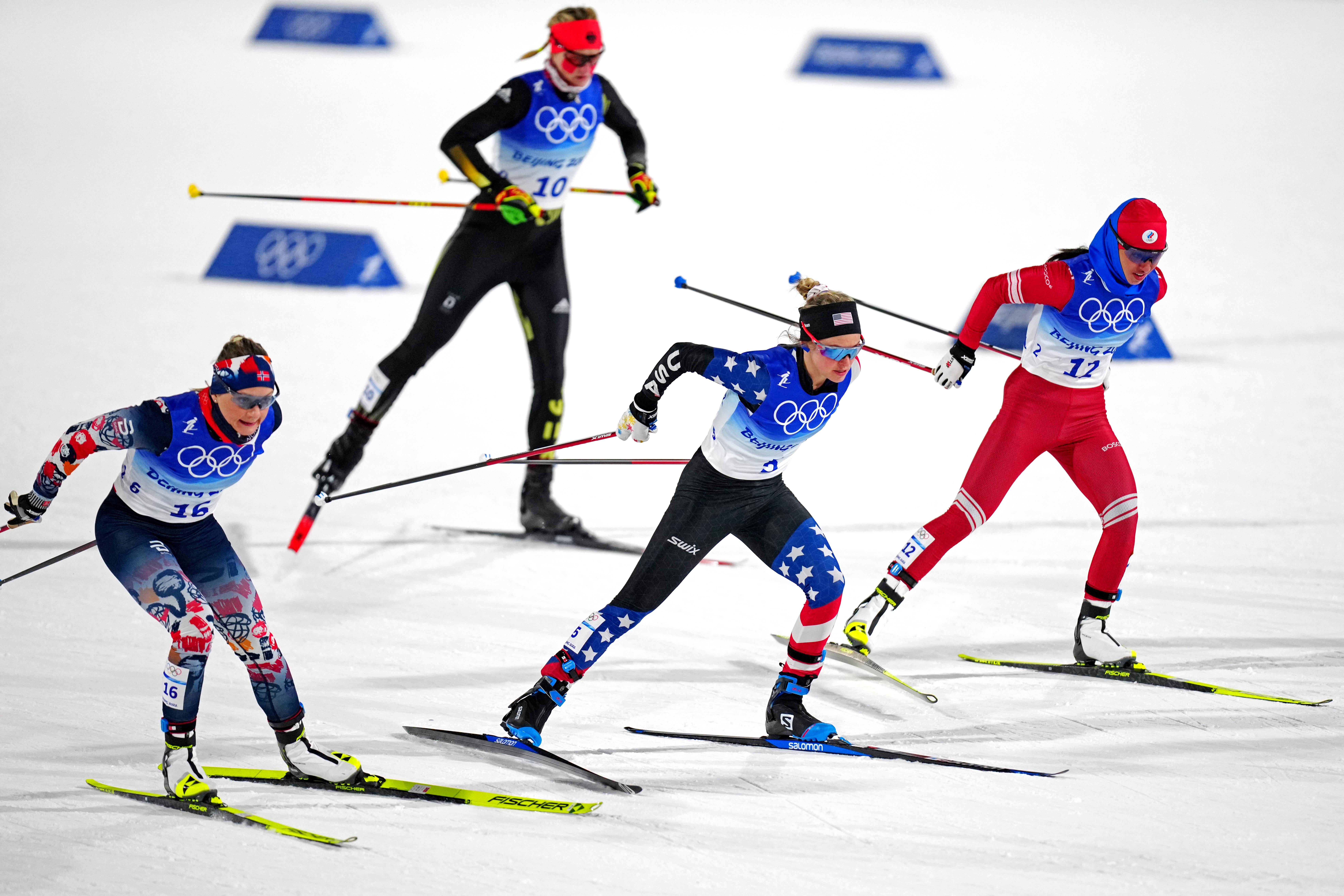 Jessie Diggins makes history at the Winter Olympics in Beijing: See photos of her win