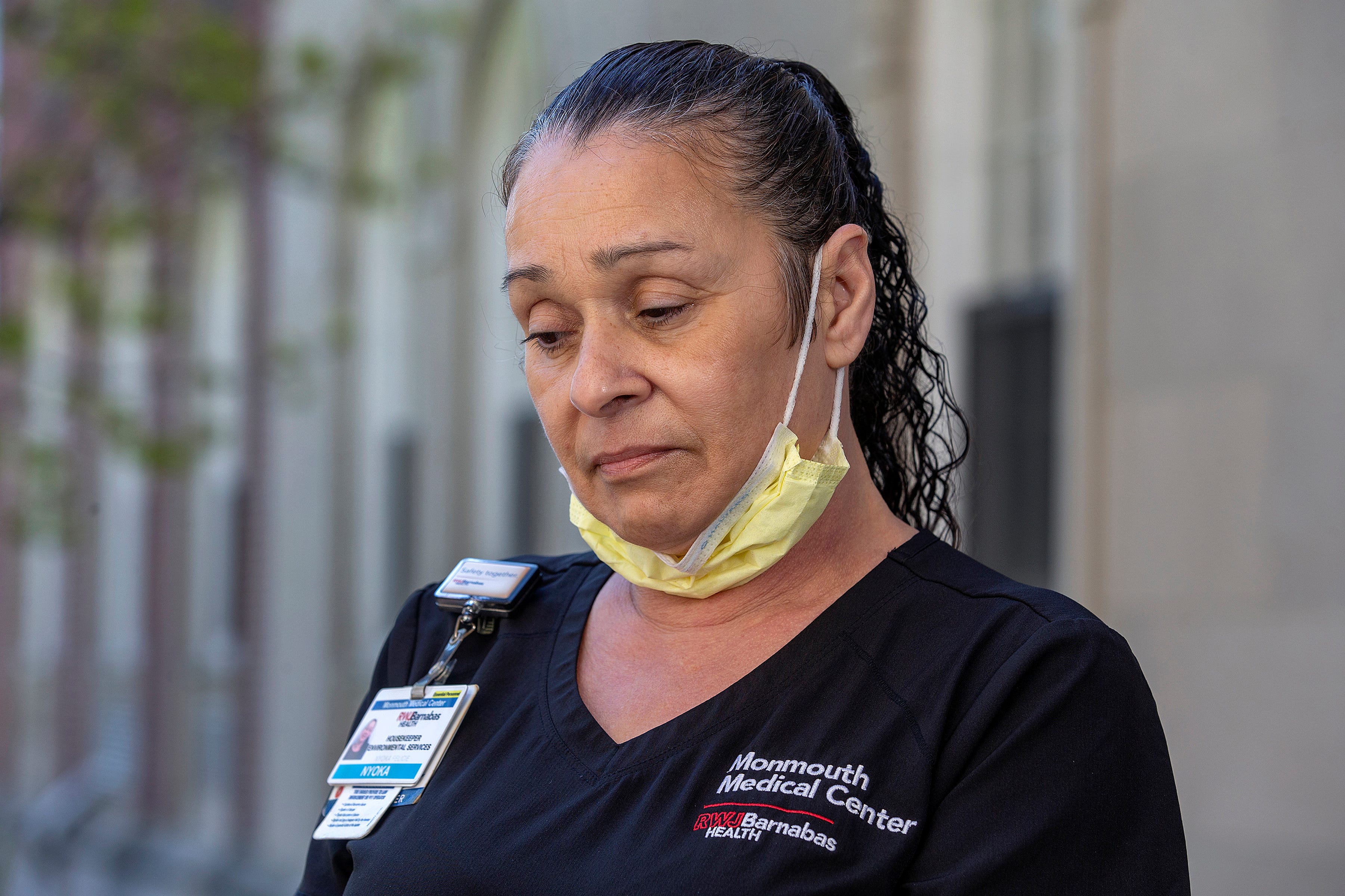 Nyoka Felicie, housekeeper, Monmouth Medical Center