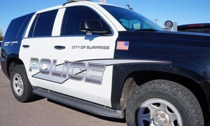 A Surprise Police Department vehicle.