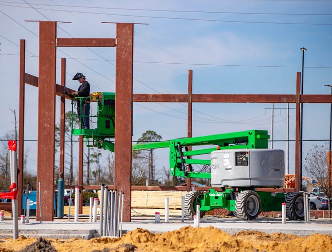 Se está construyendo un nuevo restaurante Whataburger el jueves 10 de febrero de 2022 en Tyndall Parkway en Callaway. 