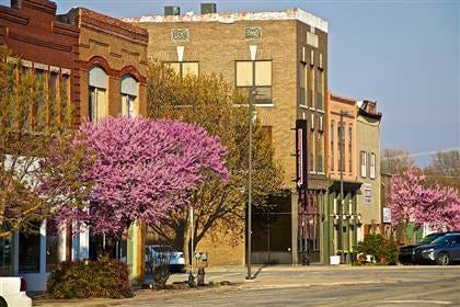Film-friendly locations in downtown Bartlesville.