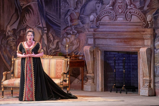 Anne Toomey as Tosca in Sarasota Opera's production of "Tosca."