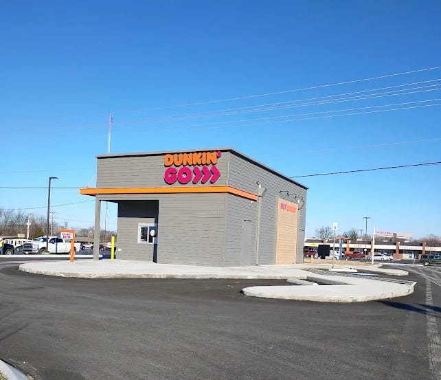 Dunkin' GO opens Monday on Fort Campbell Boulevard in Clarksville.