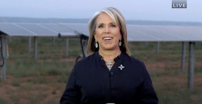 Gov. Michelle Lujan Grisham touted her administration’s plans for a clean energy future in New Mexico during a virtual appearance at the 2020 Democratic National Convention. Photo credit: