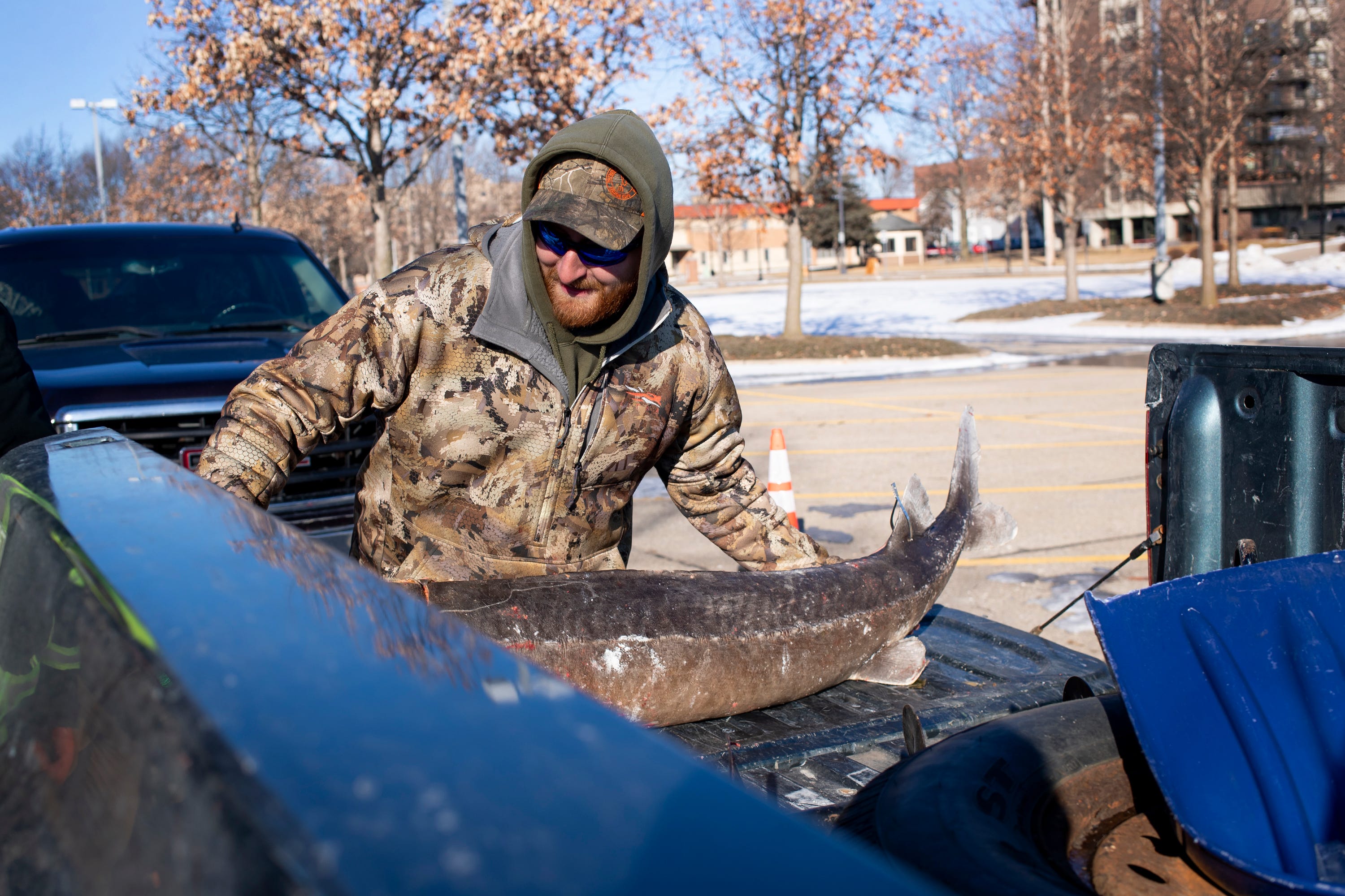 Wisconsin sturgeon spearing 2022 season includes two over 170 pounds