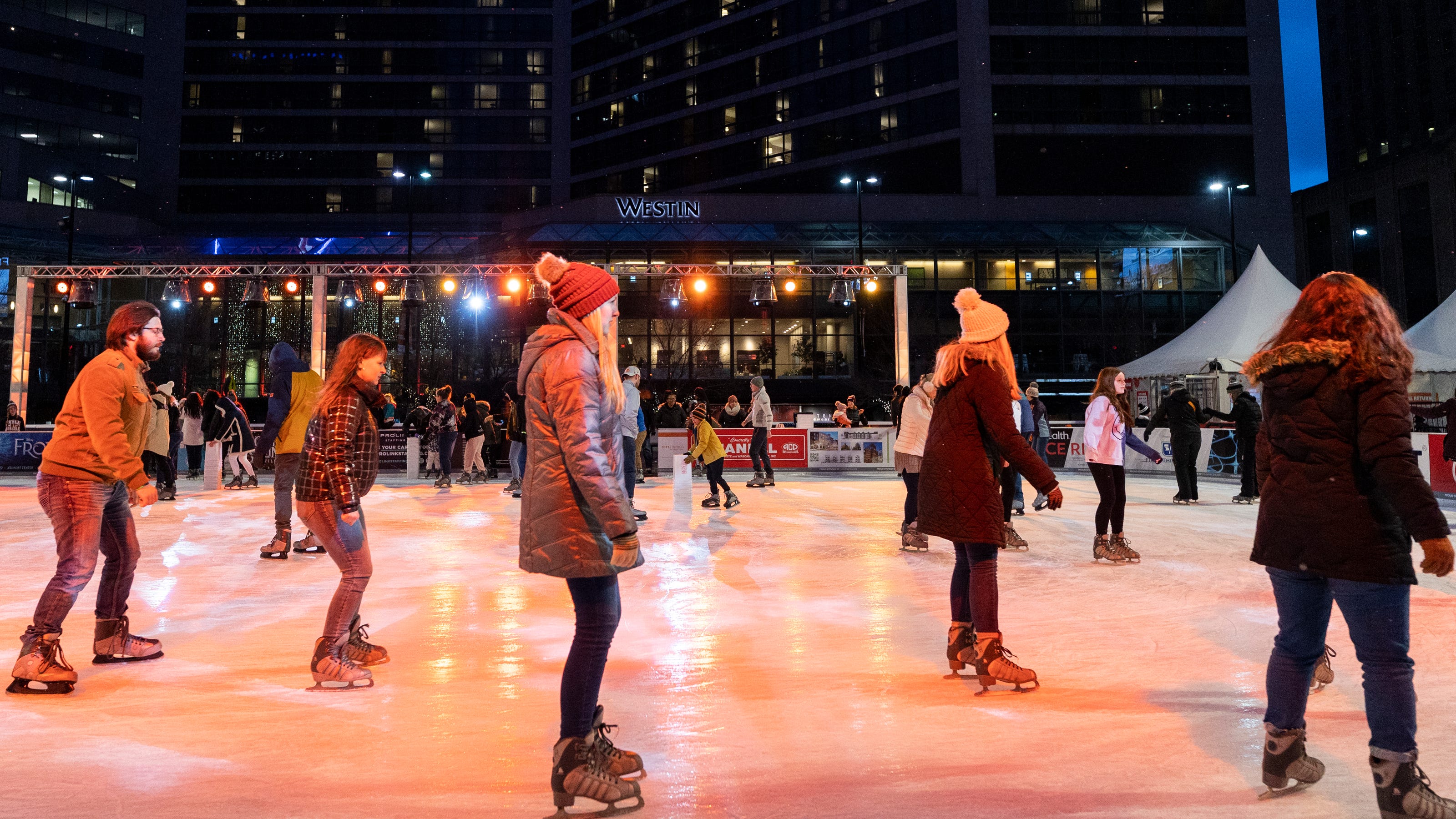 When does the Fountain Square ice rink open? Soon and very soon