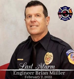 Engineer Brian Miiller, 61, died from COVID-19 on Feb. 7, the Buckeye Valley Fire District said.