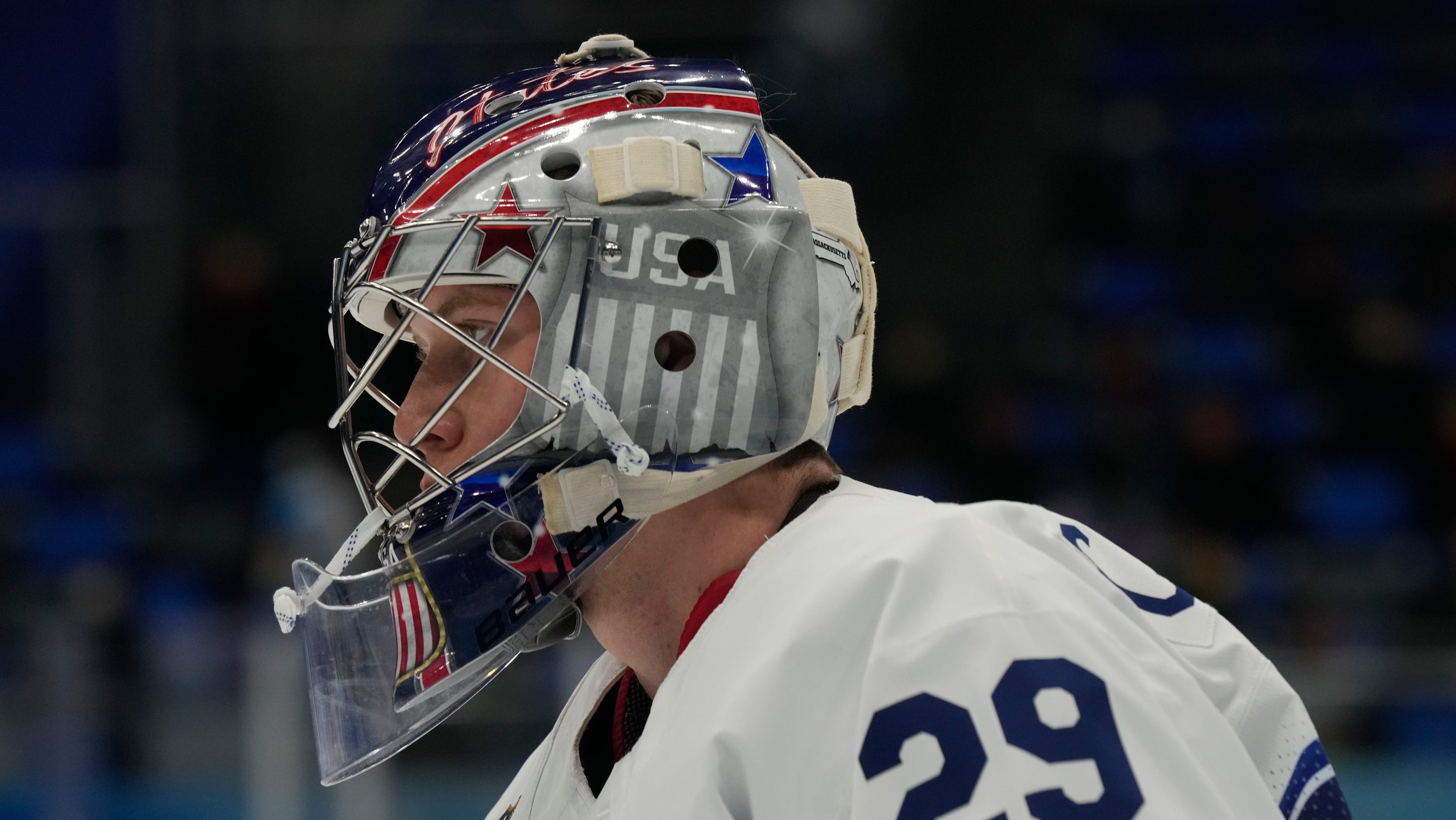 Team USA's hockey goalie masks face hurdles to create 'special' ones