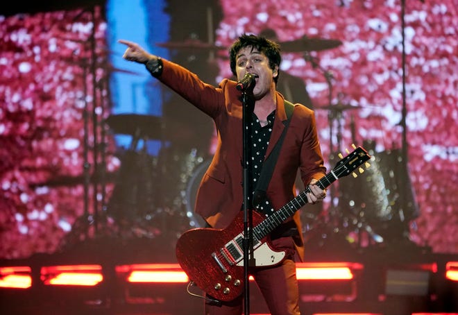 Billie Joe Armstrong of Green Day performs on day three of the Bud Light Super Bowl Music Fest on Feb. 12, 2022.