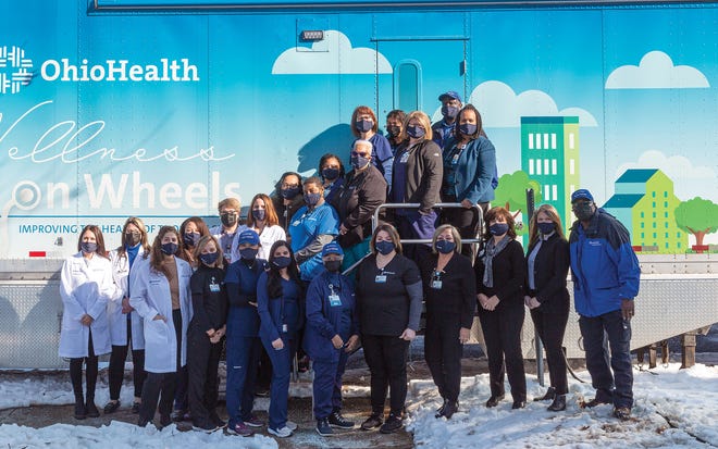 OhioHealth staff with the Mobile Vaccine Clinic (Photo by Rob Hardin)