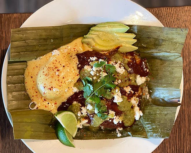 The chicken tamales at Almond are based on a recipe from a prep cook at the restaurant.