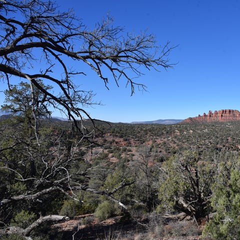 The Cockscomb formation viewed from the Saddle Up 