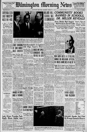 Front page of the Wilmington Morning News from Feb. 24, 1954.